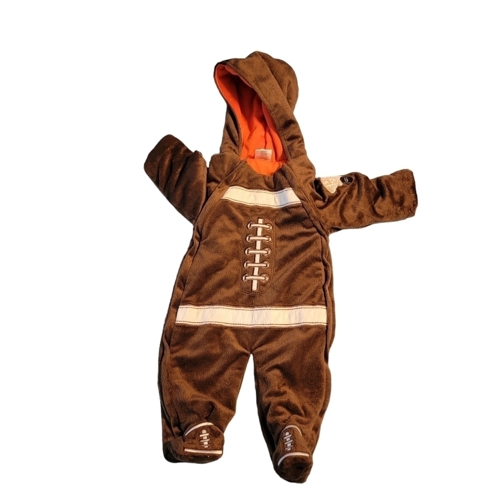 Baby Football Fleece 3 Months Bunting Outerwear One Piece Costume Halloween T56